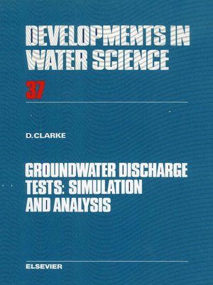 cover image of Groundwater Discharge Tests